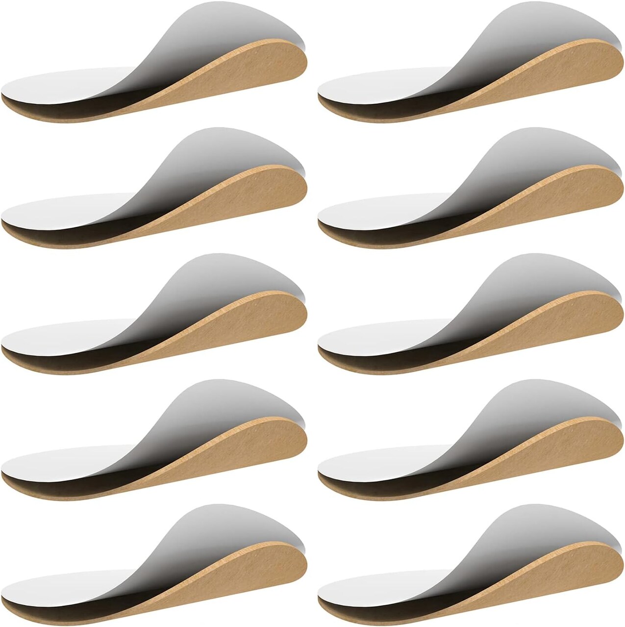 100 Pcs 4 x 4 Inch Self Adhesive Cork Round Backing Cork Tiles Sheets for Coasters and DIY Crafts